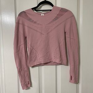Pink , fabletics, workout top